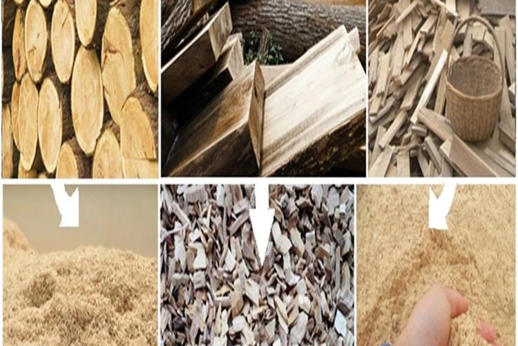 raw material for wood crusher